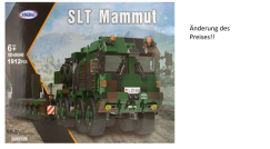 Falscher Preis bei dem Bundeswehrfahrzeug Mammut von Xingbao!