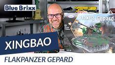 YouTube: Flakpanzer Gepard von Xingbao @ BlueBrixx