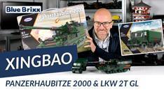 Youtube: Bundeswehr Panzerhaubitze 2000 & LKW 2t GL von Xingbao @ BlueBrixx