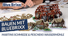 Youtube: Bauen mit BlueBrixx - Schmiede & Wassermühle zu Kingdom Come Deliverance