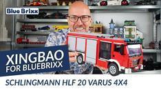 Youtube: Feuerwehr Schlingmann HLF 20 Varus 4x4 von Xingbao @ BlueBrixx