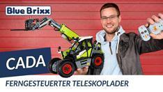 YouTube: Ferngesteuerter Teleskoplader von CaDA @BlueBrixx