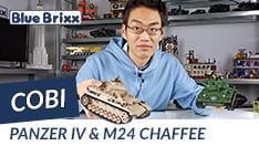 YouTube: Panzerkampfwagen IV Ausf. G & Panzer U.S. Army M24 Chaffee von Cobi @ BlueBrixx
