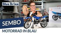 Youtube: Motorrad in blau von Sembo @BlueBrixx