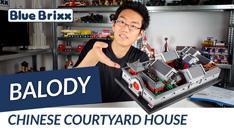 Youtube: Chinese Courtyard House von Balody @ BlueBrixx - aus über 6.000 Diamond Blocks!