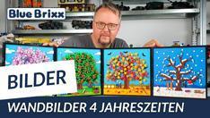 Youtube: 4 Jahreszeiten als Wandbilder von BlueBrixx - Frühling, Sommer, Herbst & Winter!