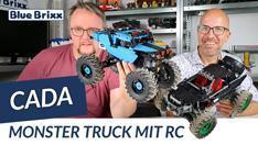 Youtube: Monster Truck von CaDA @ BlueBrixx - mit Fernsteuerung und Gangschaltung!