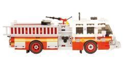 How to apply the stickers of New York fire engines