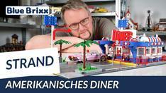 YouTube: Amerikanisches Diner von BlueBrixx - unser Stranddiorama wird größer!