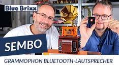 Youtube: Grammophon mit Bluetooth-Lautsprecher von Sembo @ BlueBrixx