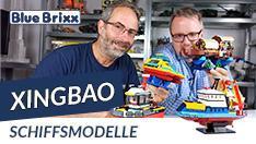 Youtube: Vier Schiffsmodelle von Xingbao @ BlueBrixx