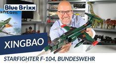 YouTube: Starfighter F 104, Bundeswehr von Xingbao @ BlueBrixx