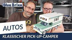 YouTube: Klassischer Pick-Up Camper von BlueBrixx