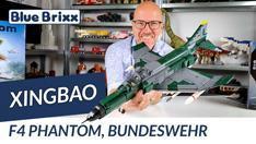 Youtube: F4 Phantom der Bundeswehr von Xingbao @ BlueBrixx - stolze 63 Zentimeter lang!