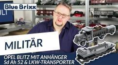 Youtube: Opel Blitz with trailer Sd Ah 52 & truck transporter by BlueBrixx