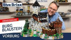 Youtube: Vorburg-Erweiterung für Burg Blaustein von BlueBrixx
