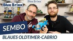 Youtube: Blaues Oldtimer-Cabrio von Sembo @ BlueBrixx