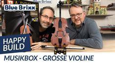 YouTube: Musikbox - große Violine von Happy Build @BlueBrixx
