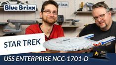YouTube: Star Trek USS Enterprise NCC-1701-D 104184 von BlueBrixx-Pro - das Display-Modell!