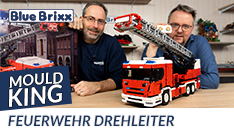 Youtube: Feuerwehr Drehleiter von Mould King @ BlueBrixx - ein RC-Technik-Highlight!