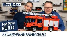 Youtube: Feuerwehrfahrzeug von Happy Build @ BlueBrixx - RC-Technik mit über 5.000 Teilen!