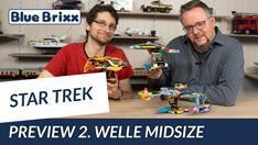 Youtube: Star Trek @ BlueBrixx - Preview der 3 Midsize-Modelle aus der zweiten Produktwelle!