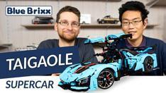 Youtube: Supercar von TaiGaoLe @ BlueBrixx - 3500 Technikteile mit verchromten Elementen!
