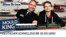 YouTube: Deutscher Schnellzug BR18 201 in 8er Breite von Mould King