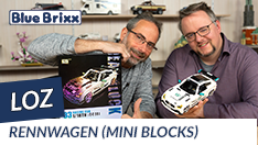 YouTube: Rennwagen (mini blocks) von LOZ  @BlueBrixx Group 