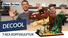 Youtube: Tyrannosaurus-Rex-Kopfskulptur von Decool @ BlueBrixx