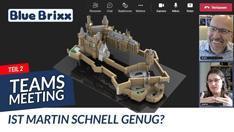 Youtube: Burg Hohenzollern @ BlueBrixx - wird unser Noppensteinmodell rechtzeitig fertig?
