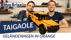 YouTube: Geländewagen in orange von TaiGaoLe  @BlueBrixx Group   - über 3000 Teile!