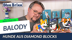 YouTube: Brixx ganz fixx: Balody Hunde aus Diamondblocks  @BlueBrixx Group 
