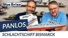 YouTube: Schlachtschiff Bismarck von Panlos @BlueBrixx - die neue Serie: Schlachtschiffe und Flugzeugträger!