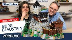 YouTube: Vorburg-Erweiterung für Burg Blaustein von BlueBrixx - Designertalk mit Martin!