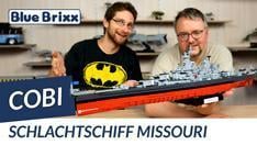 Youtube: Schlachtschiff Missouri von Cobi @ BlueBrixx - Mighty Mo aus Klemmbausteinen!