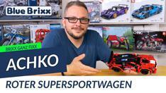 YouTube: Brixx ganz fixx: Roter Supersportwagen von Achko
