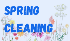 It's spring cleaning time!