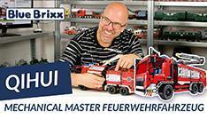 Youtube: Feuerwehrfahrzeug mit Wassersprühfunktion von Qihui @ BlueBrixx