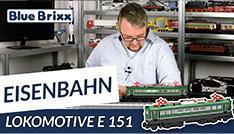Youtube: Lokomotive E 151 von BlueBrixx