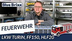 Youtube: Feuerwehrfahrzeug FF150 HLF20 von BlueBrixx