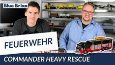 Youtube: Commander Heavy Rescue rot/schwarz von BlueBrixx - gebaut vom Helden der Steine!