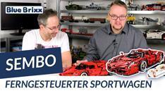 YouTube: Roter Sportwagen von Sembo @ BlueBrixx – mit Fernsteuerung & 5 Motoren!