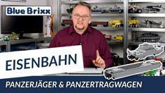 Youtube: Panzerzug Panzerjäger & Panzertragwagen Typ 1 von BlueBrixx