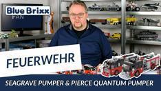 Youtube: Seagrave Pumper & Pierce Quantum Pumper in rot/schwarz von BlueBrixx