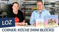 Youtube: Corner - Küche von LOZ aus Mini Blocks @ BlueBrixx