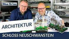 Youtube: Schloss Neuschwanstein von BlueBrixx - ein Architekturmodell aus 7.438 Teilen!