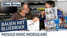 Youtube: Bauen mit BlueBrixx - zwei modulare Gebäude von Mould King!