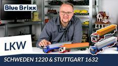 Youtube: Zwei LKW von BlueBrixx - Schweden 1220 & Stuttgart 1632