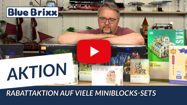 Youtube: Rabattaktion auf viele Miniblocks-Sets